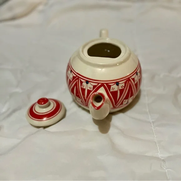 Le Souk Nejma teapot | Handmade | Hand-painted | Rare | Ceramic - Picture 6 of 12